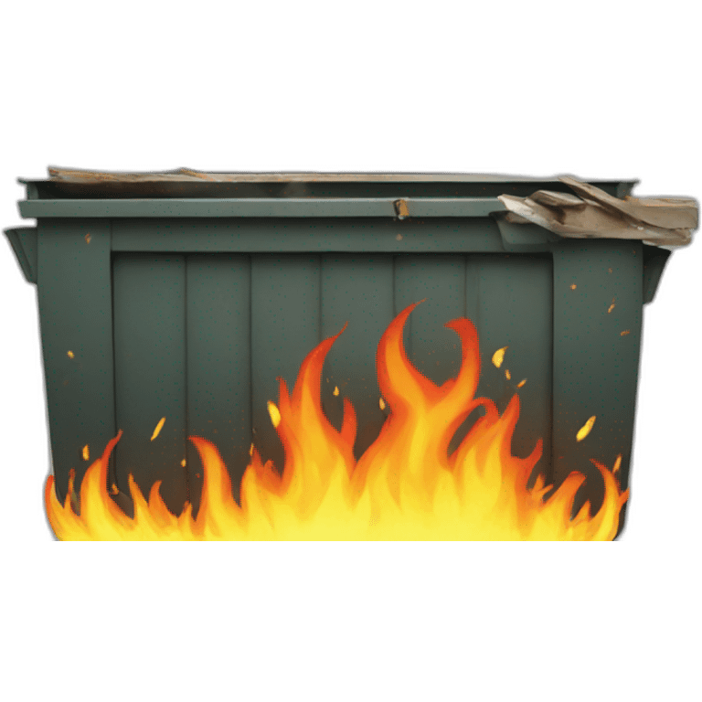 dumpster fire emoji