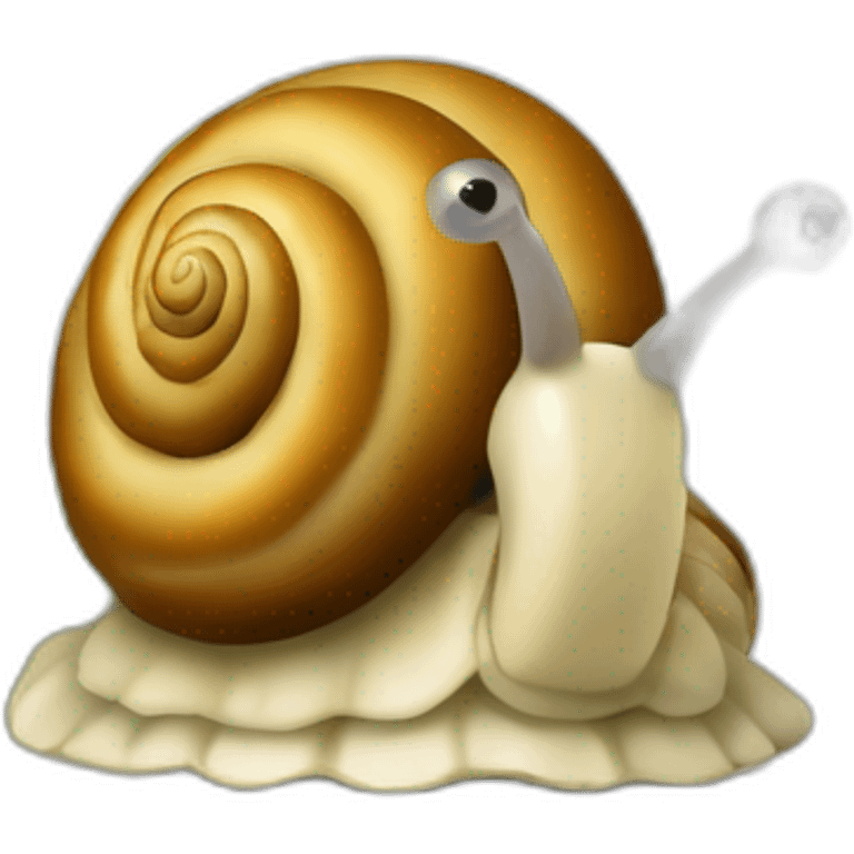 Escargots sur une fourmi emoji