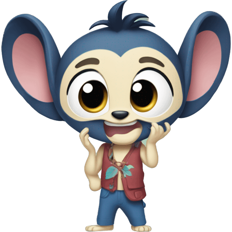 Jambo from cartoon “lilo and stitch” emoji