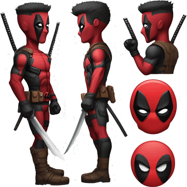 Deadpool wolverine emoji