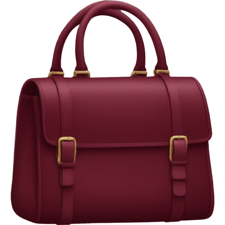 Burgundy bag emoji