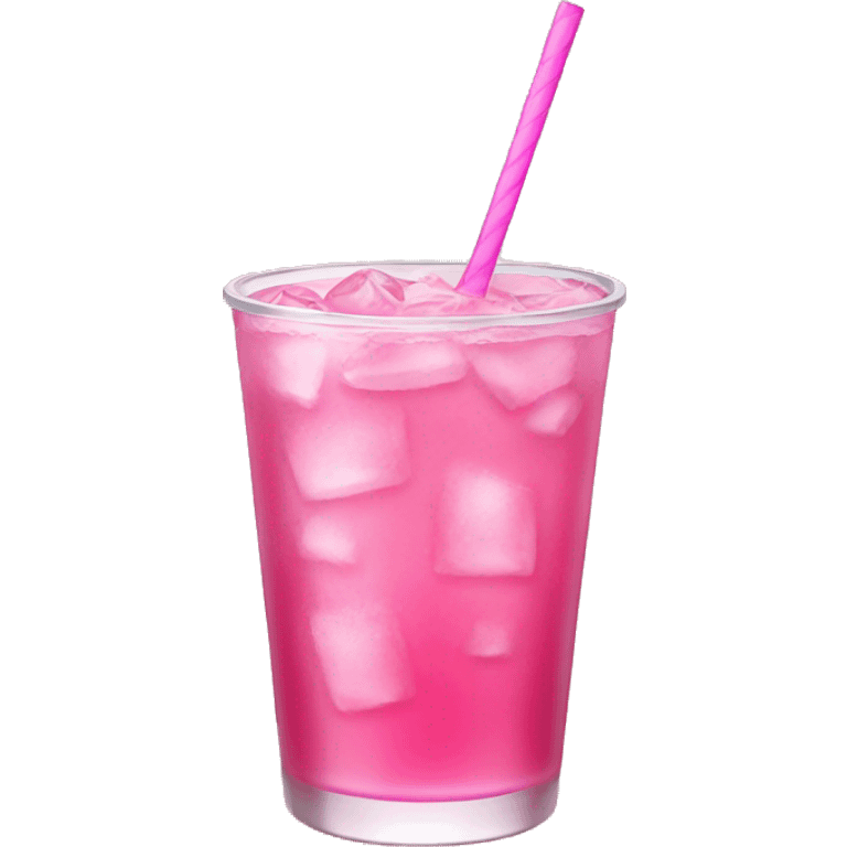 A pink drink emoji