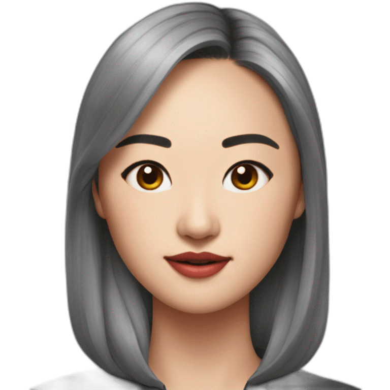 Greta Lee actor asian portrait emoji