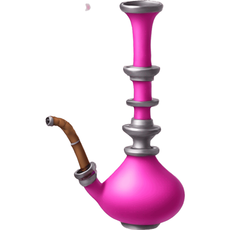 Pink hookah emoji