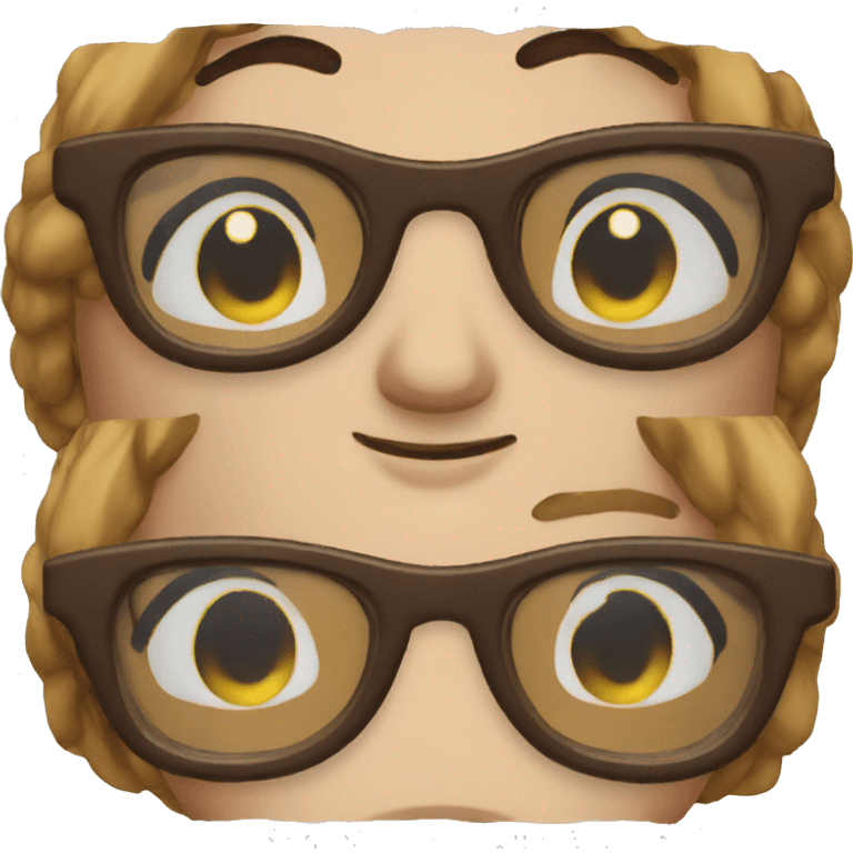 the glasses emoji made by slay emoji