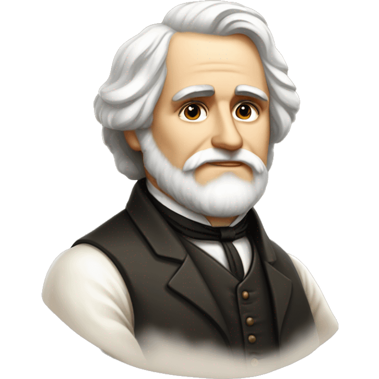 Ivan Turgenev russian author with a book emoji