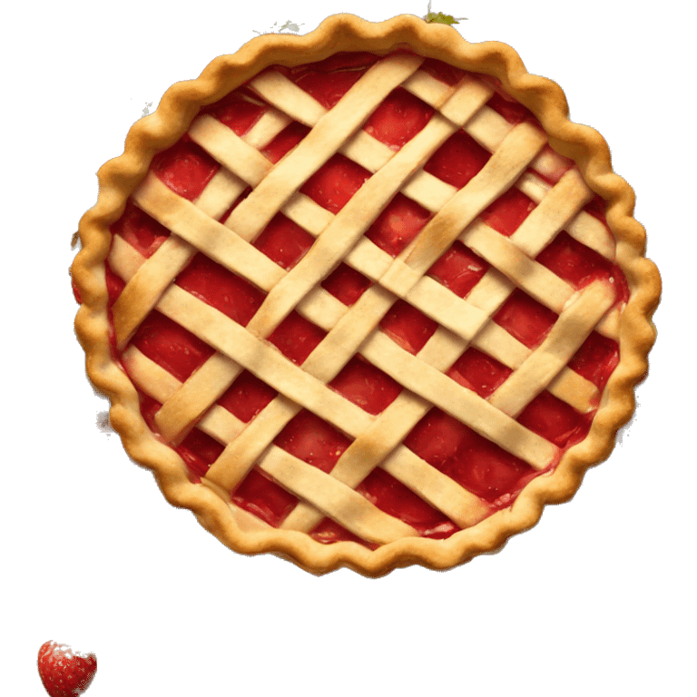 strawberry pie emoji