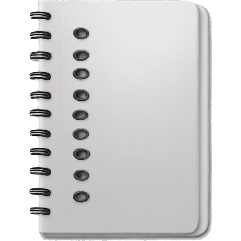 
white notebook emoji