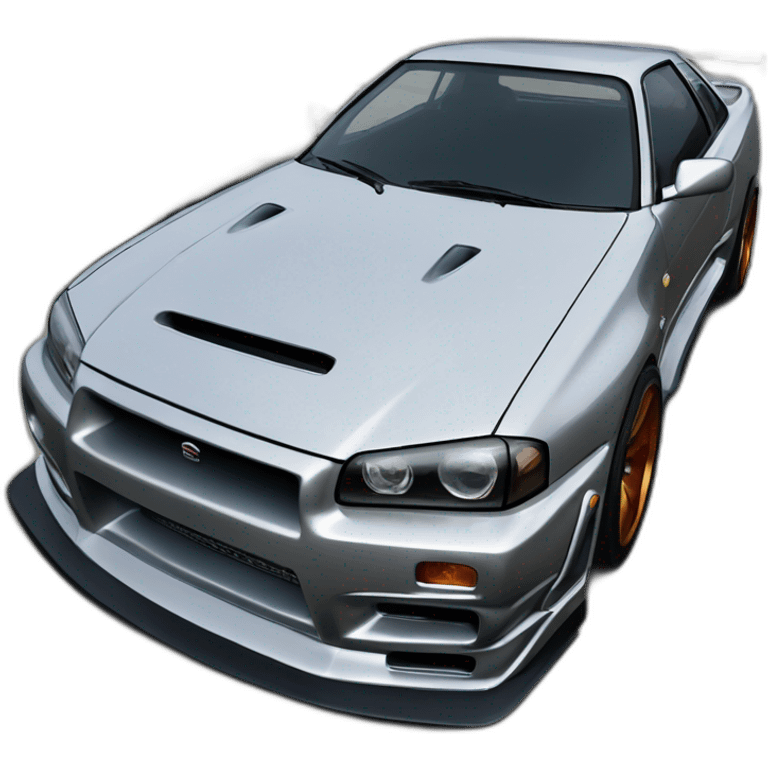 nissan skyline gtr r34 fast and furious 2 emoji