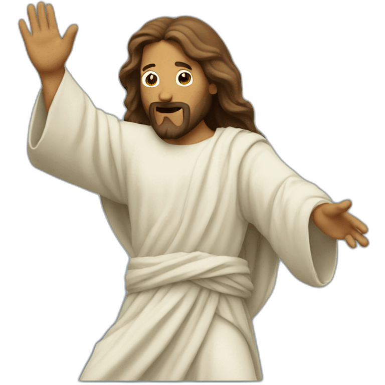 Jesus qui dab emoji