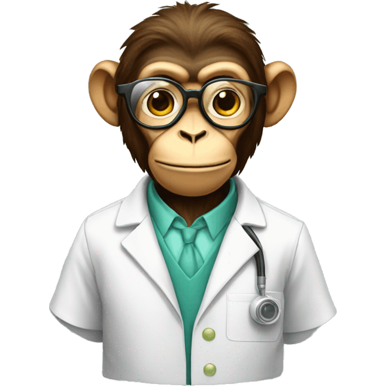 monkey scientist emoji