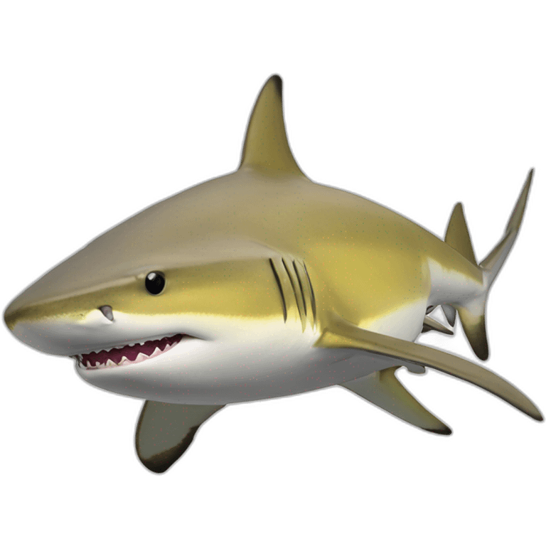 yellow Lemon shark emoji