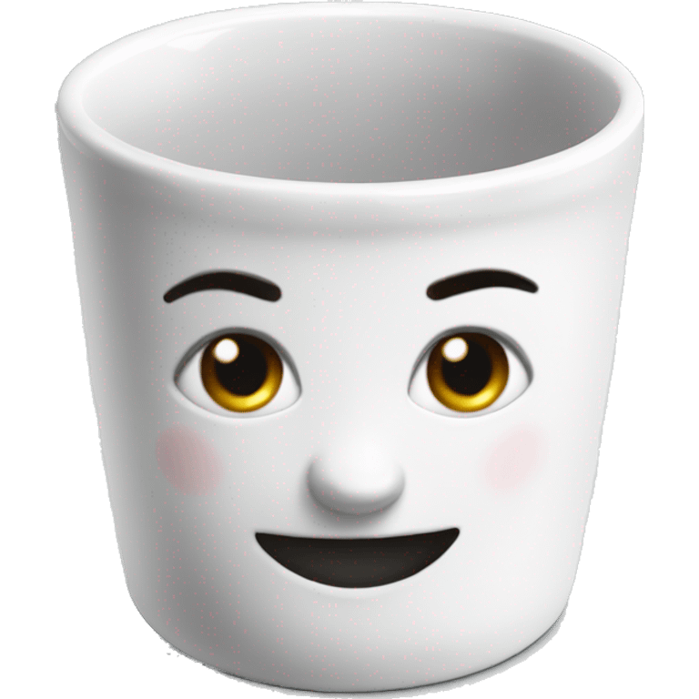 White porcelain ramekin emoji