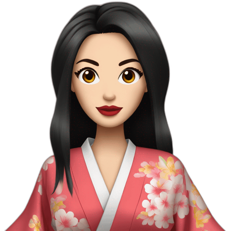 kimono in megan fox emoji