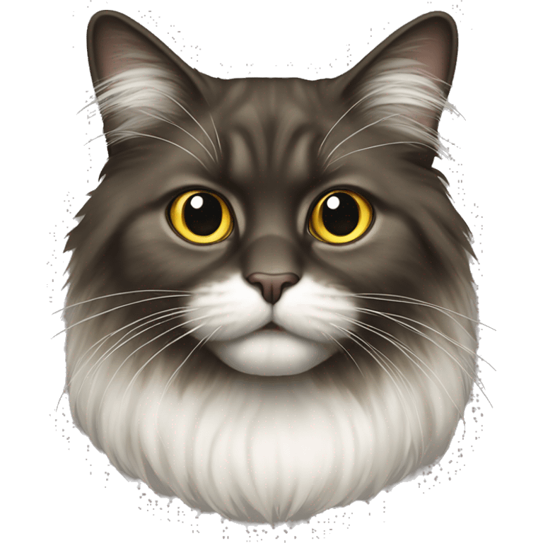 persia cat , long-hair emoji