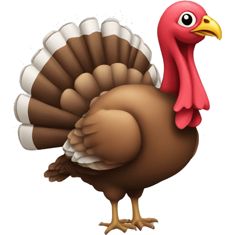 a turkey  wih both animal one and a country emoji