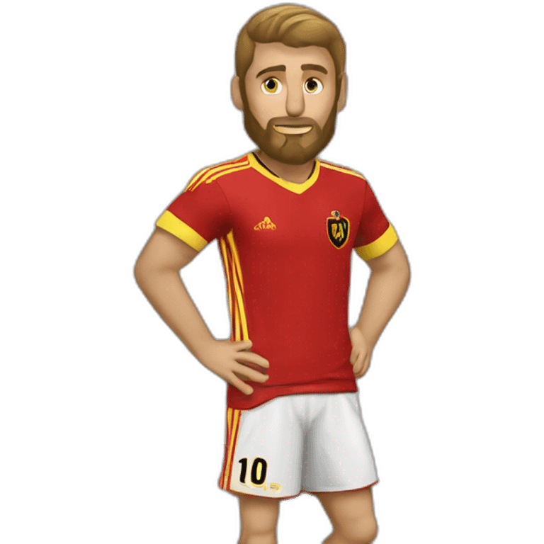 L'équipe de football de Belgique en 2018 emoji