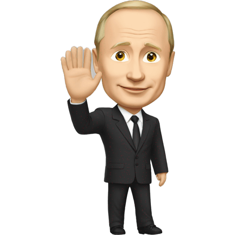 putin waving emoji