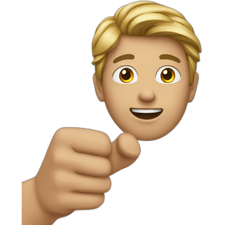 person pointing at himself emoji