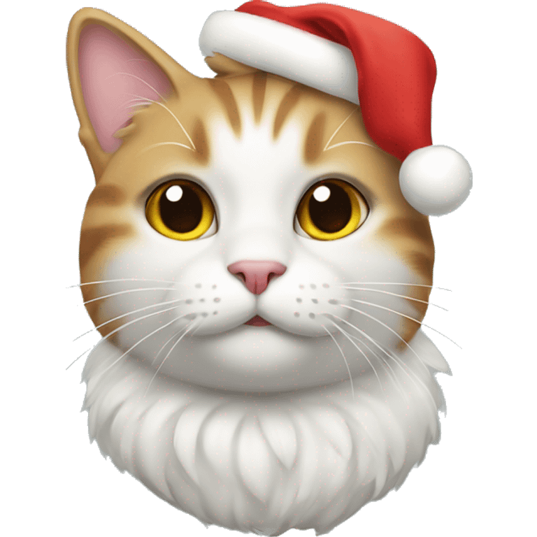 cat wear a crismas pet emoji