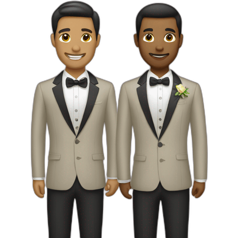 gay grooms light venezuelan and white american emoji