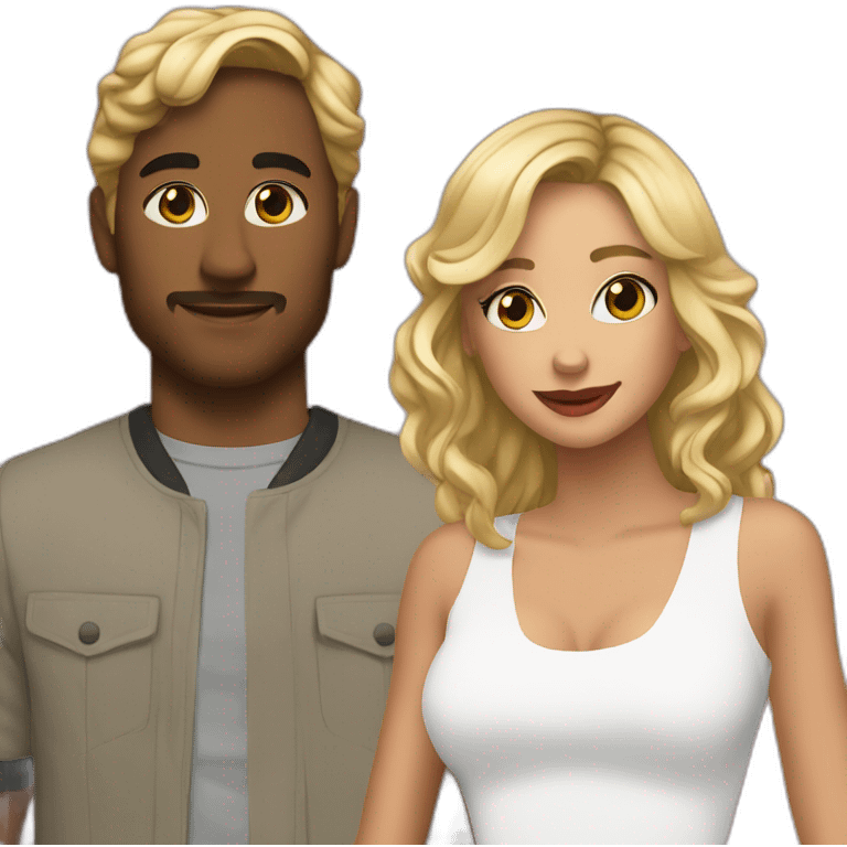 Taylor and Travis emoji