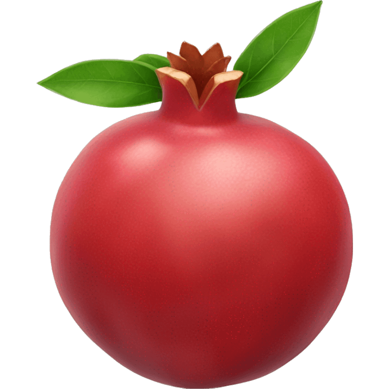 pomegranate with leaves emoji