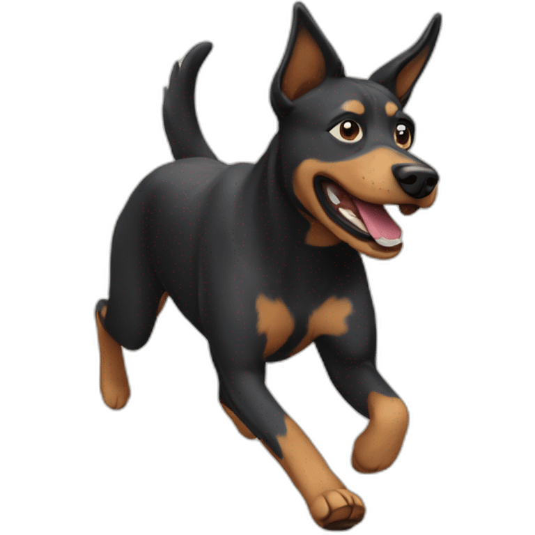 Xolo dog running emoji