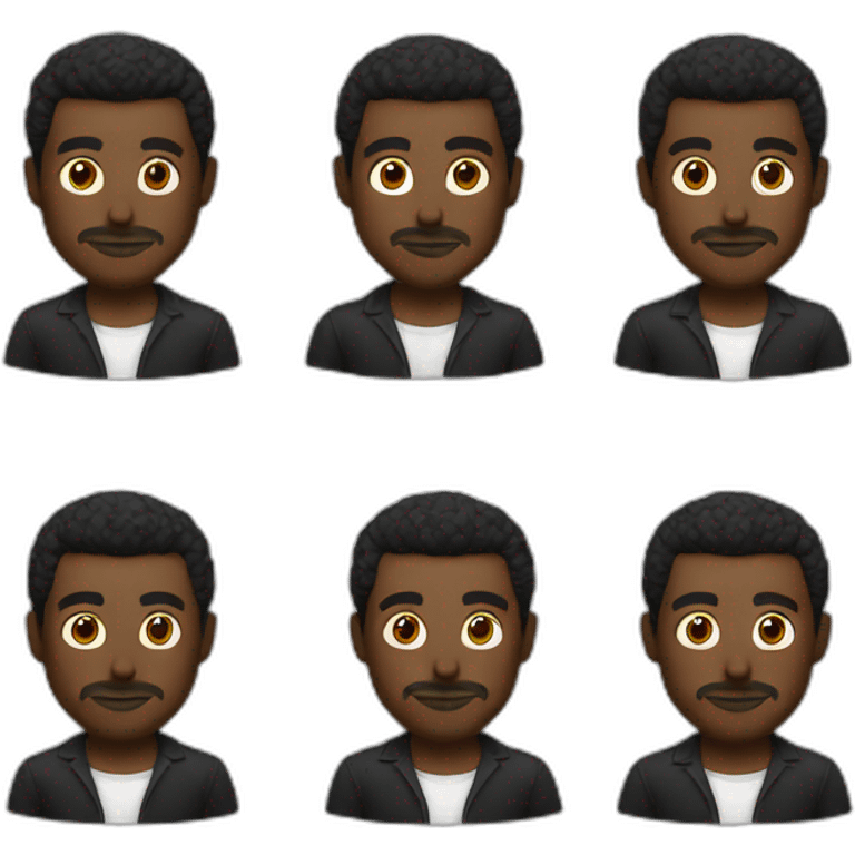 Ramon show black emoji