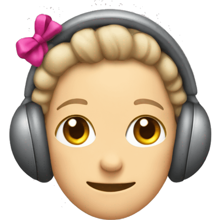 Only Earmuffs with bows on each side  emoji