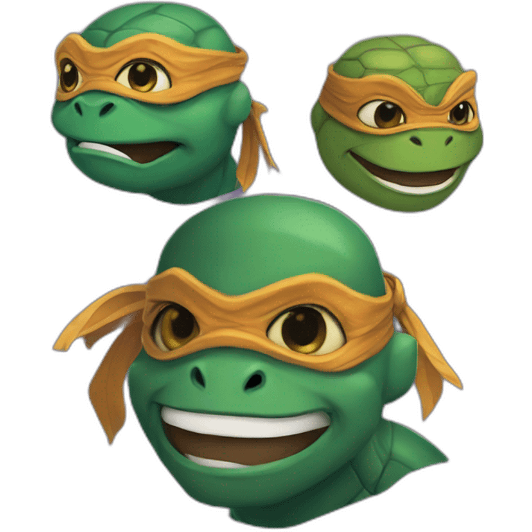 ROTTMNT, Ninja turtle,Donnie emoji