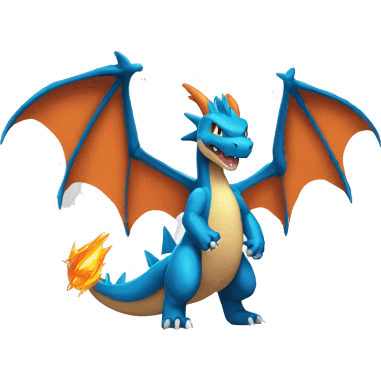  Mega Charizard Y full body emoji