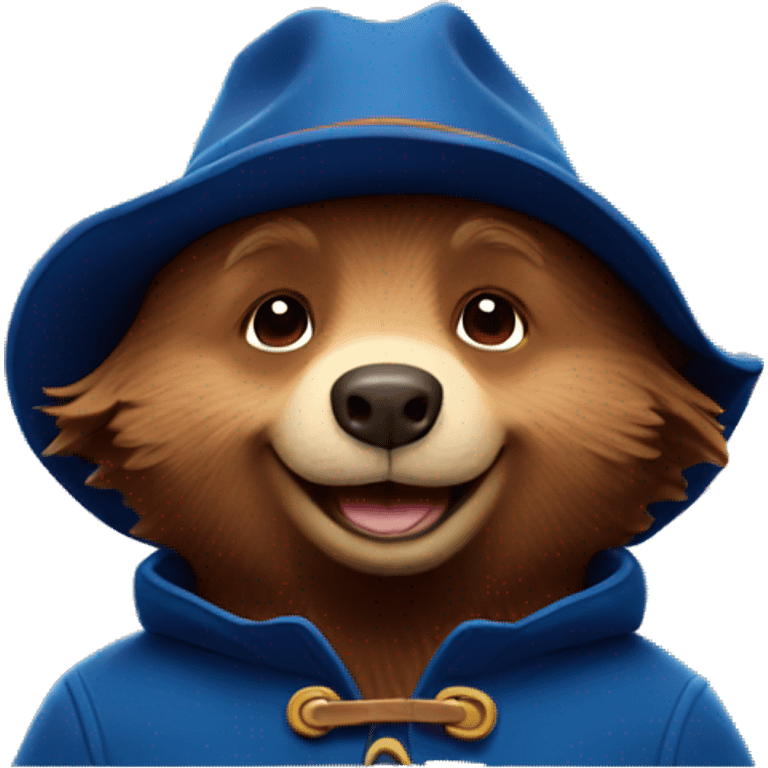 Paddington smiling emoji