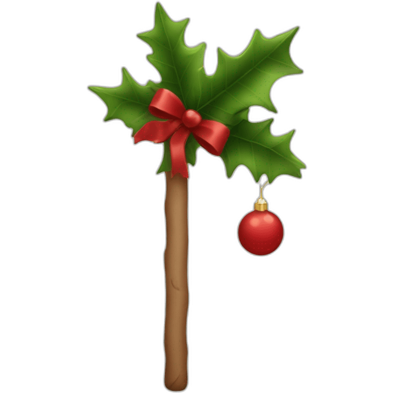 Chirstmas stick emoji