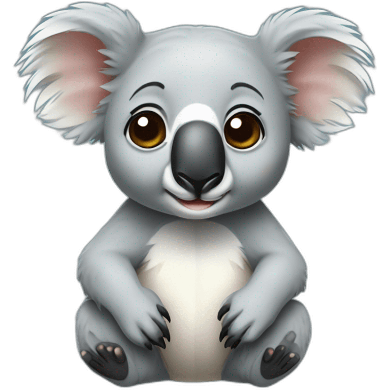 koala seduto di schiena emoji