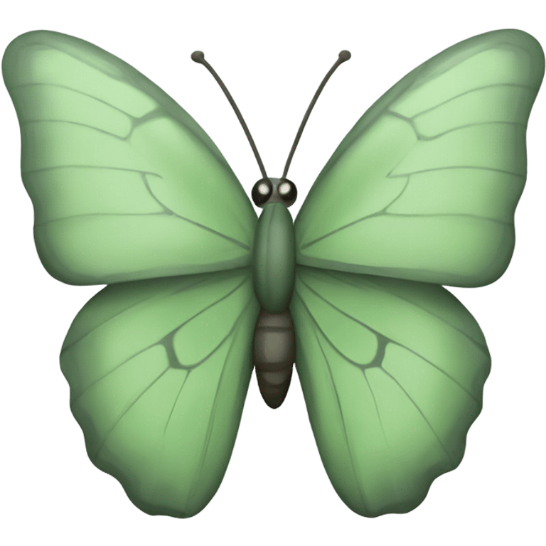 Sage green butterfly  emoji