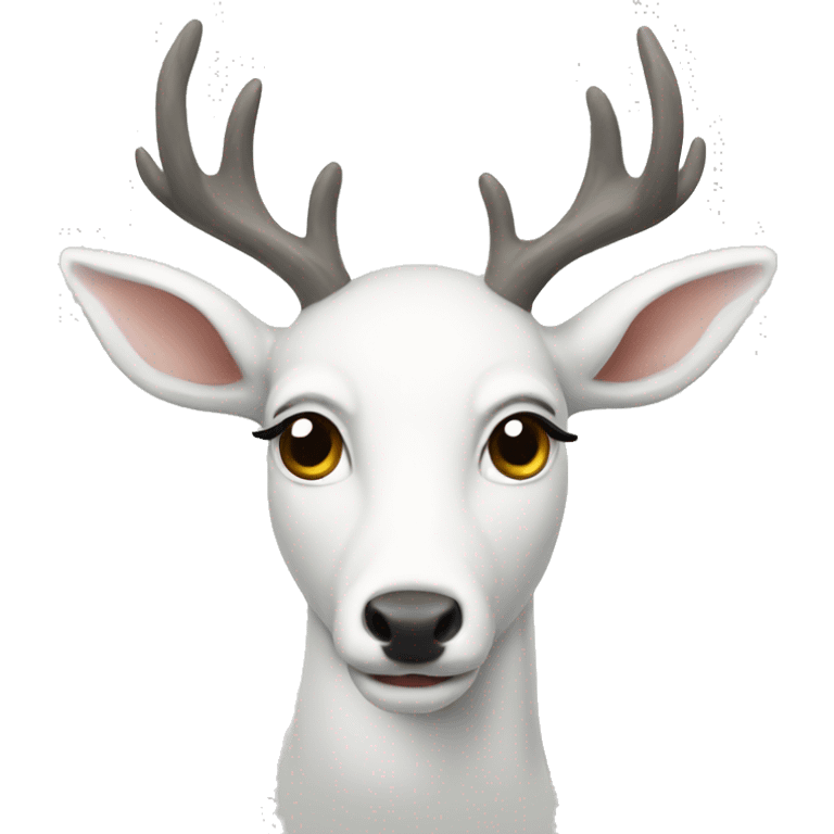 white deer emoji