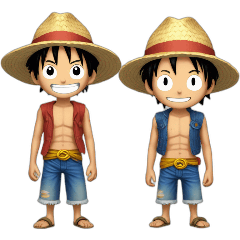 luffy avec ace emoji