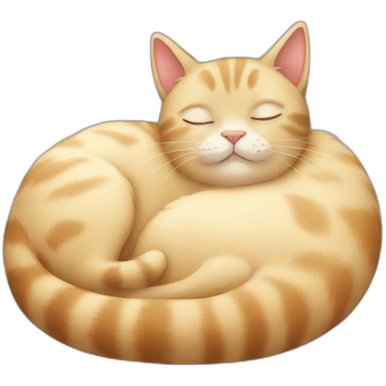 Cat sleep emoji