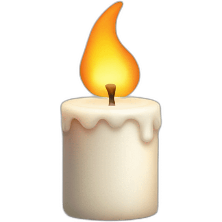 candle with smoke emoji