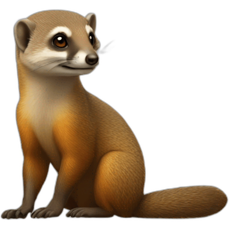 cute mongoose emoji