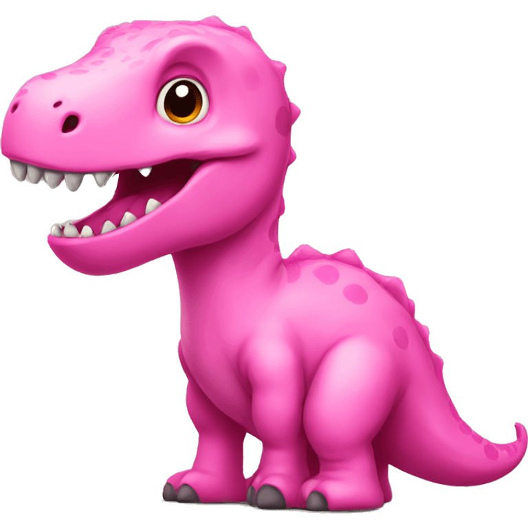 Pink dinosaur emoji