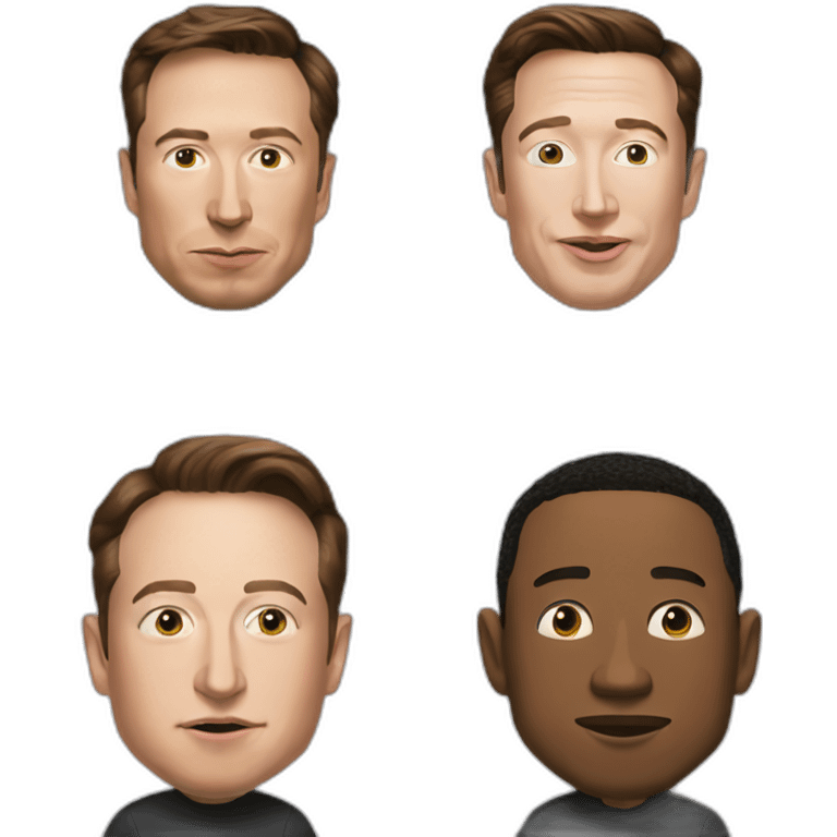 elon musk vs zuckerberg emoji