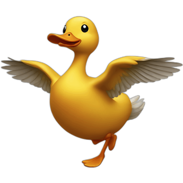 duck running emoji