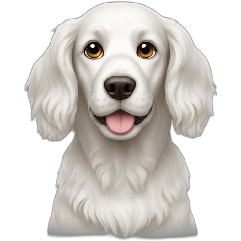 White spaniel emoji