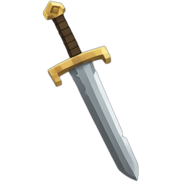 iron sword Minecraft emoji