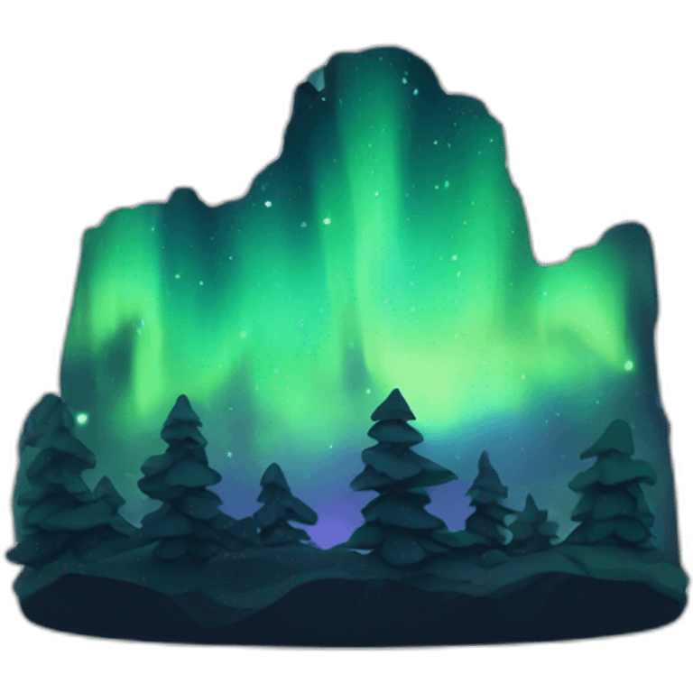 aurora boreal emoji