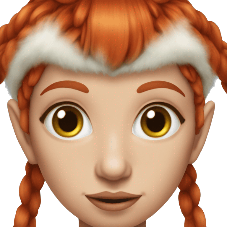 red head elf fantasy woman emoji