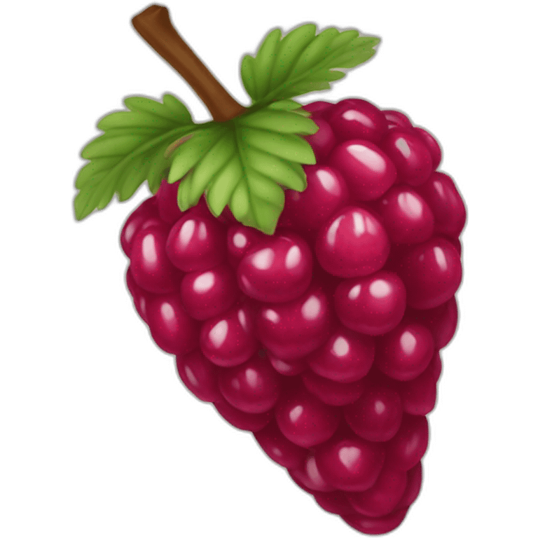 Une framboise emoji