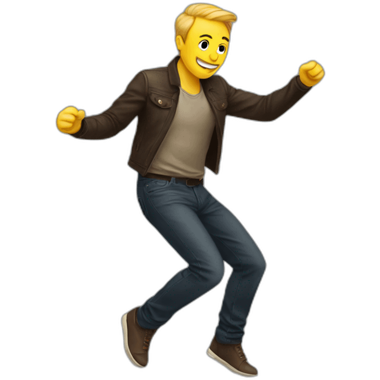 Elone Musk dancing emoji